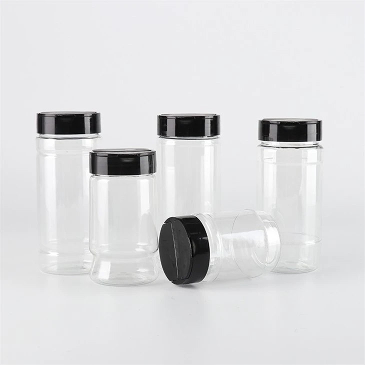 Clear Plastic Spice Jars